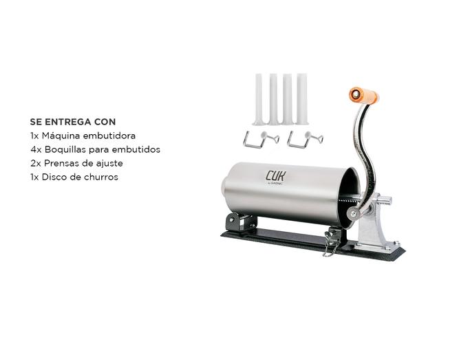 Maquina Churrera Industrial Gadnic Embutidora Manual 3kg - 5