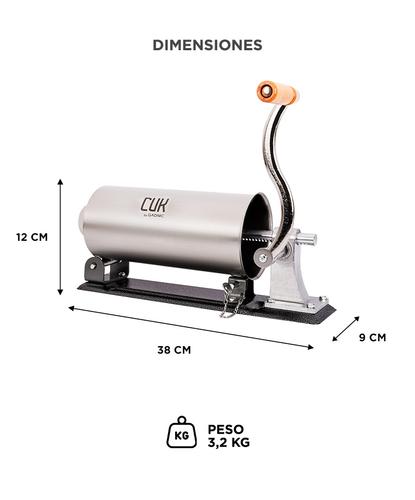 Maquina Churrera Industrial Gadnic Embutidora Manual 3kg - 5