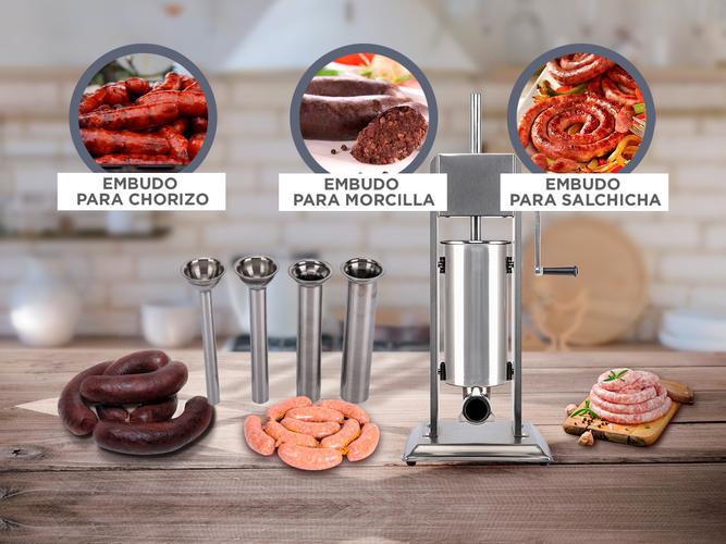 Embutidora GADNIC Prez Manual de Salchichas Morcilla y Chorizo - 3