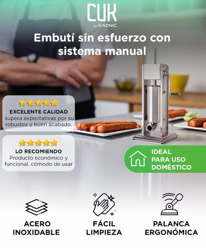 Embutidora GADNIC Prez Manual de Salchichas Morcilla y Chorizo Usado - 1