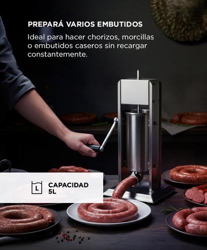 Embutidora GADNIC Prez Manual de Salchichas Morcilla y Chorizo Usado - 2