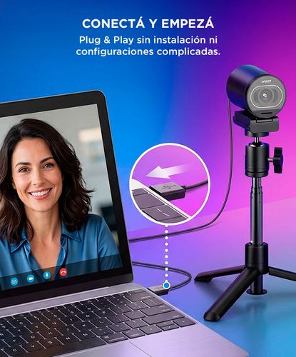 Kit Cámara Web S600 4K  Trípode TD303 EMEET - 3