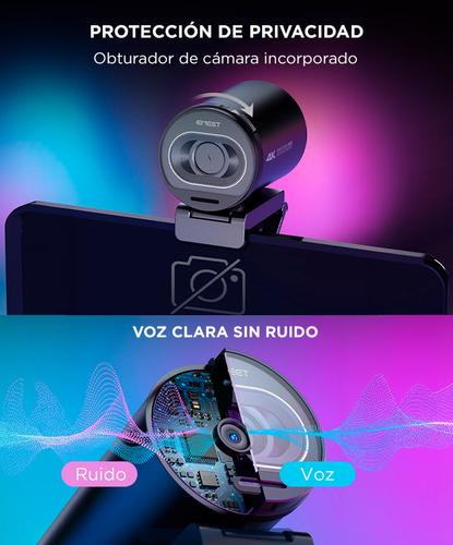 Kit Cámara Web S600 4K  Trípode TD303 EMEET - 4