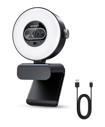 Cámara Web EMEET EMEET 4K Luz de Anillo 4 Modos de Iluminación Efecto Arcoíris  - 6