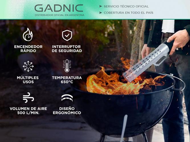 Encededor de Fuego Electrico Gadnic Arrancador de Alta Temperatura - 1