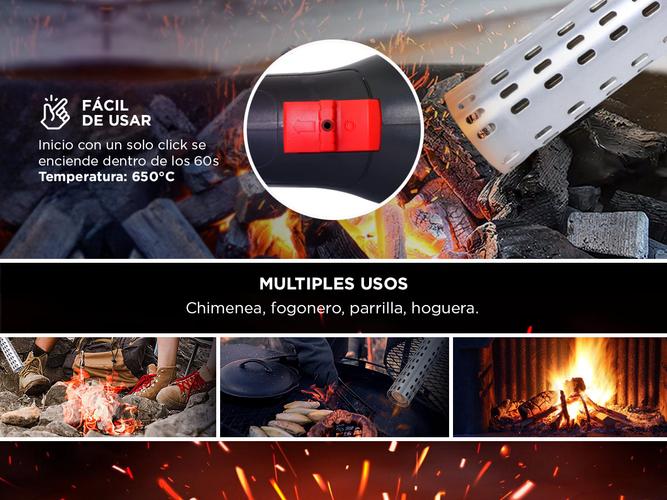 Encededor de Fuego Electrico Gadnic Arrancador de Alta Temperatura - 2
