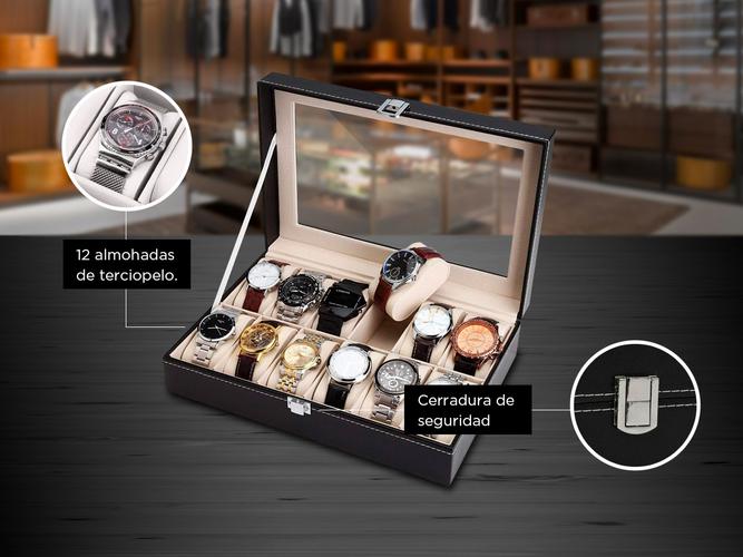 Estuche Organizador de 12 Relojes - 2
