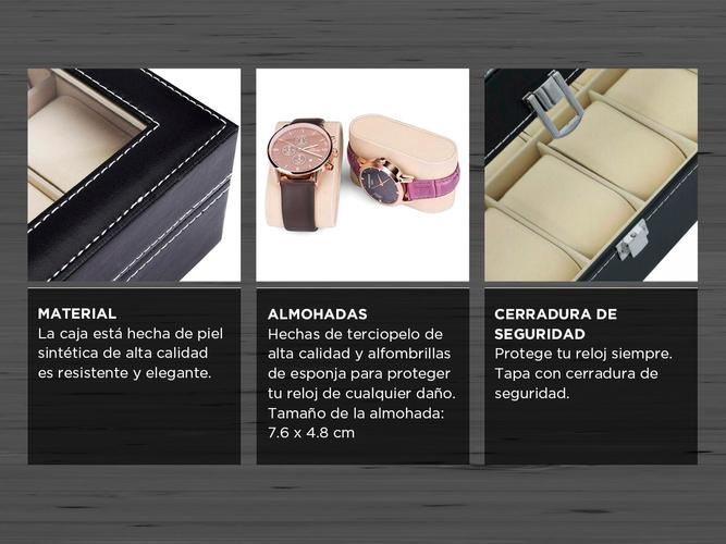Estuche Organizador de 12 Relojes - 3