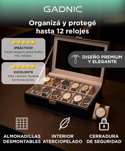 Estuche Organizador de 12 Relojes - 1
