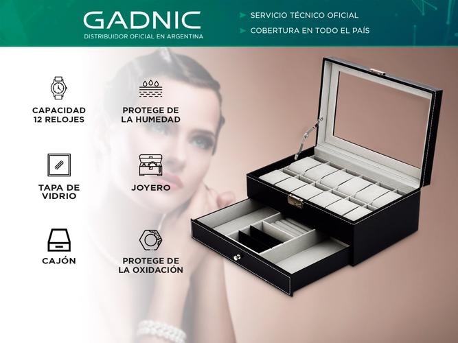 Estuche Organizador Gadnic Wat3.0 de Relojes y Joyas - 1