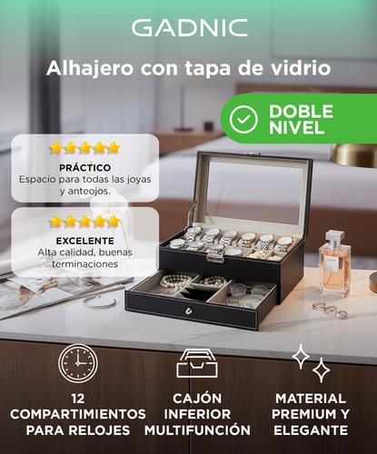 Estuche Organizador Gadnic Wat3.0 de Relojes y Joyas - 1