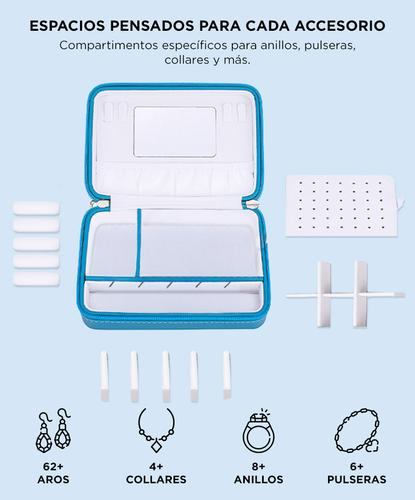 Joyero Con Cierre y Espejo Gadnic UFKO109 Organizador de Accesorios - 2