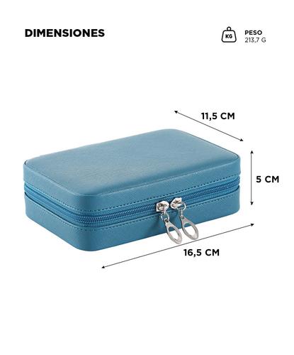 Joyero Con Cierre y Espejo Gadnic UFKO109 Organizador de Accesorios - 5