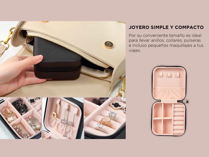 Joyero Con Cierre Gadnic SKOL334 Organizador de Accesorios - 2