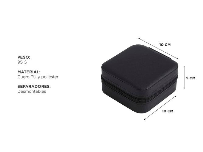 Joyero Con Cierre Gadnic SKOL334 Organizador de Accesorios - 3