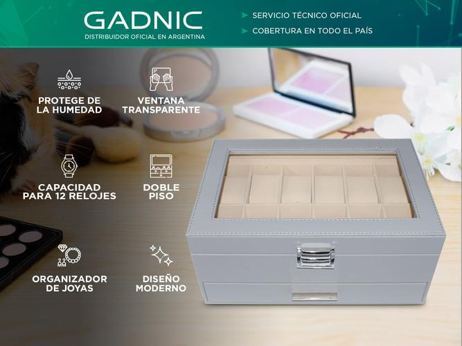 Joyero Alhajero Gadnic ALH15 Organizador de Relojes y Accesorios  - 1