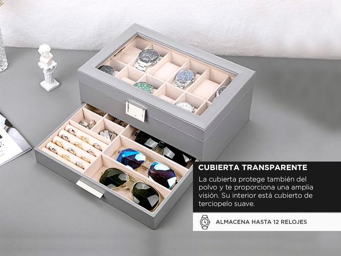 Joyero Alhajero Gadnic ALH15 Organizador de Relojes y Accesorios  - 3