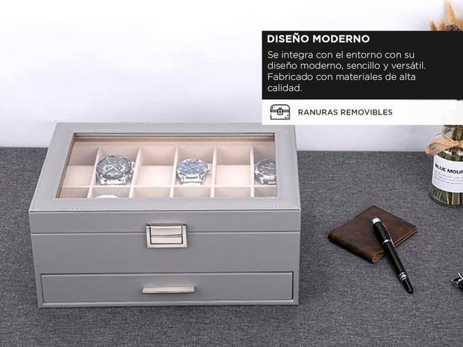 Joyero Alhajero Gadnic ALH15 Organizador de Relojes y Accesorios  - 4