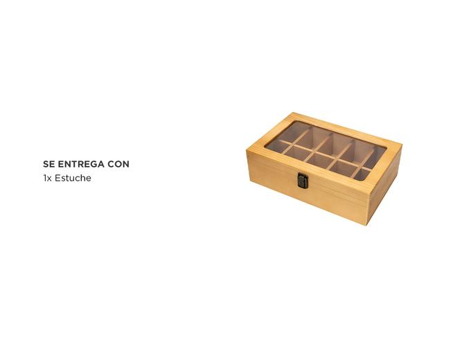 Caja Estuche de Madera Gadnic Organizador 10 Relojes - 5