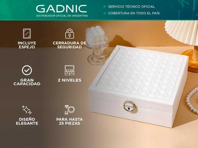 Joyero Alhajero Gadnic ER15 Organizador De Joyas Alhajas Accesorios - 1