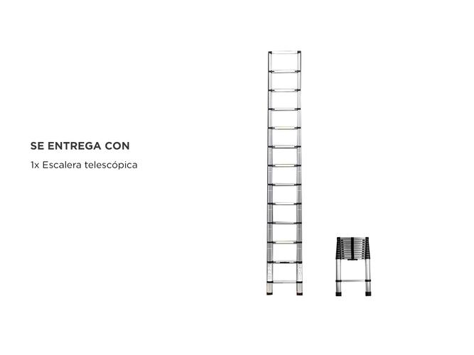 Escalera Telescópica Gadnic 2M Con Altura Ajustable - 5