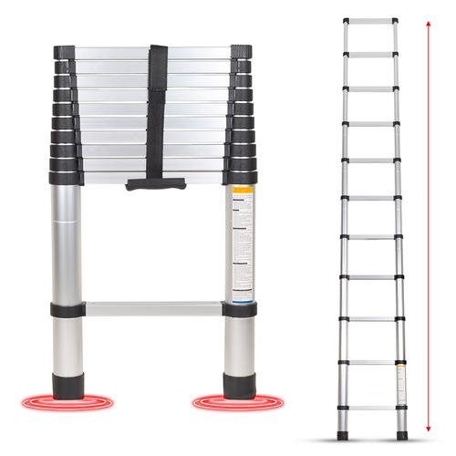 Escalera de Aluminio Telescópica Gadnic 32 M Escalones Extensibles  - 0