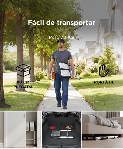 Escalera de Aluminio Telescópica Gadnic 32 M Escalones Extensibles  - 4