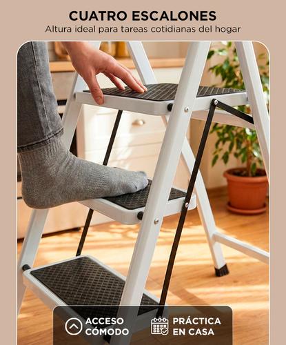 Escalera de acero Bron by Gadnic 4 escalones - 2