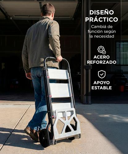 Escalera De Acero  2 en 1 Bron by Gadnic 3 escalones   - 3