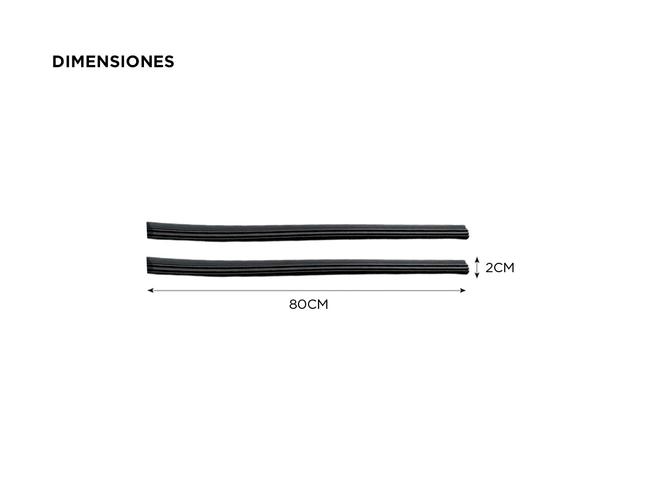 Escobillas Delanteras Gomas Recambio para auto camioneta - 3