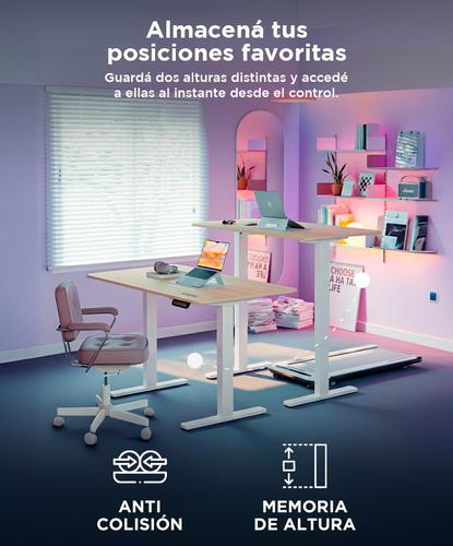 Escritorio Regulable Simple Gadnic 120x60x18 con Ajuste de Altura - 3