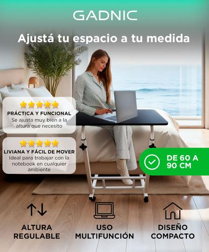 Mesa De Arrime Regulable Gadnic Auxiliar Para Sillón O Cama Con Ruedas  - 1