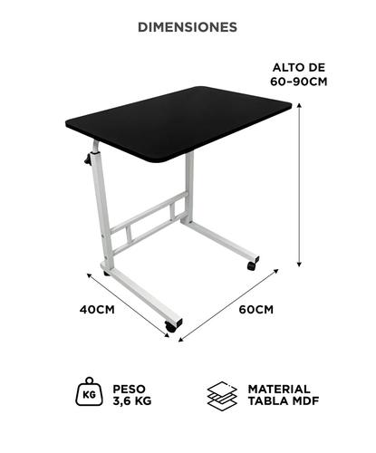 Mesa De Arrime Regulable Gadnic Auxiliar Para Sillón O Cama Con Ruedas  - 4