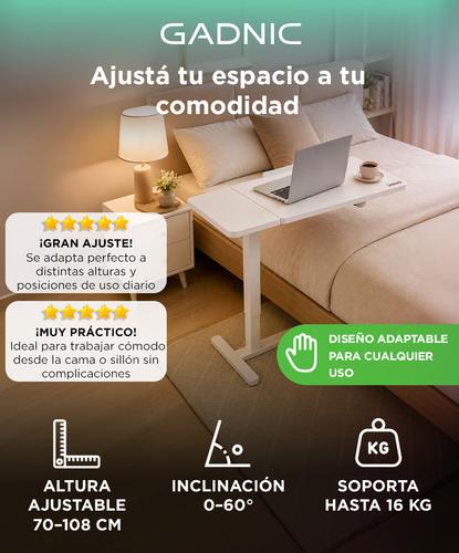 Escritorio Ajustable Gadnic Altura Regulable Inclinable Mesa Auxiliar Para Pc - 1