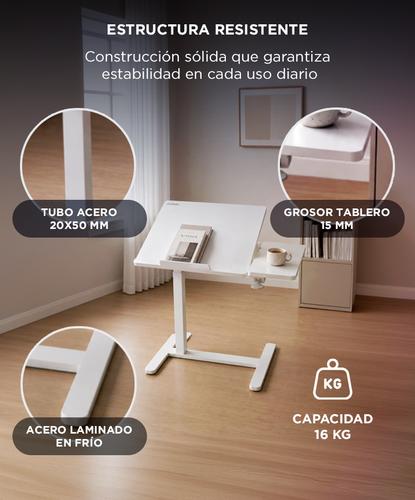 Escritorio Ajustable Gadnic Altura Regulable Inclinable Mesa Auxiliar Para Pc - 4
