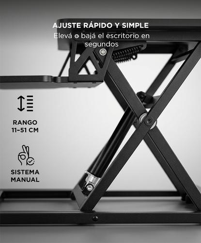 Escritorio Elevable Gadnic Regulable 91cm Para Laptop Y PC Altura Ajustable Doble Monitor - 3
