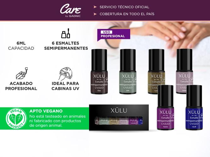 Kit 6 Esmaltes Semipermanentes Xulú Mystique 6ml - 1