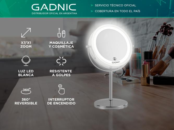 Espejo para Maquillaje Gadnic Led GMD710 7X1X  - 1