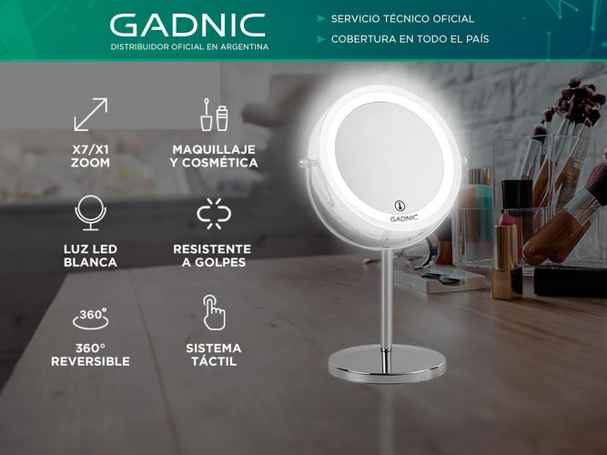 Espejo para Maquillaje Gadnic Led GMD710 7X1X  - 1