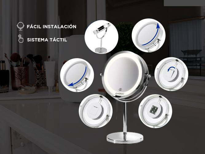 Espejo para Maquillaje Gadnic Led GMD710 7X1X  - 3
