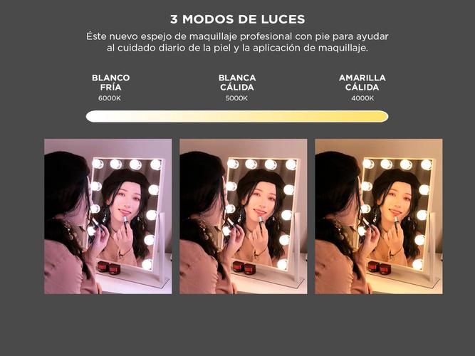Espejo para Maquillaje Gadnic Led HOLLYWOOD - 3