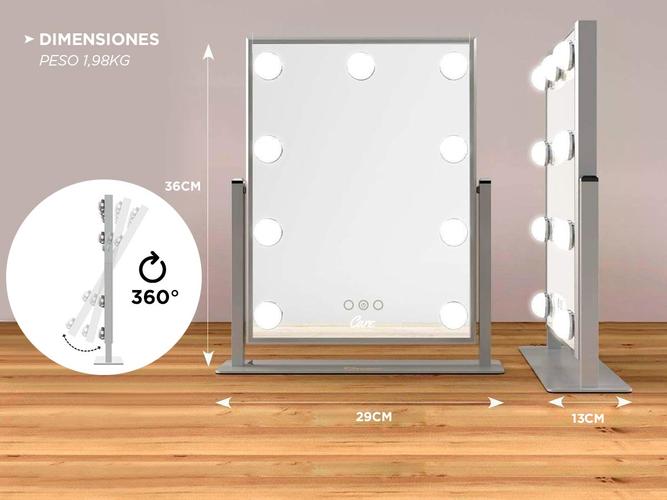 Espejo para Maquillaje Gadnic Led HOLLYWOOD - 5