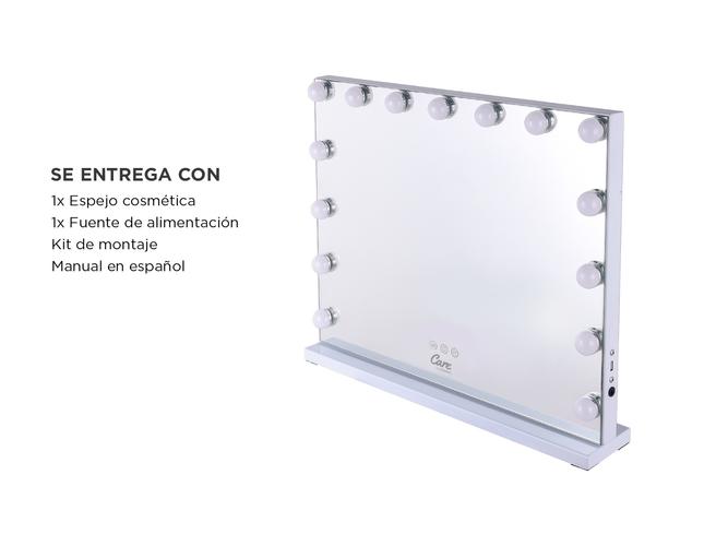 Espejo para Maquillaje Gadnic HW XL Led Puerto Usb - 6