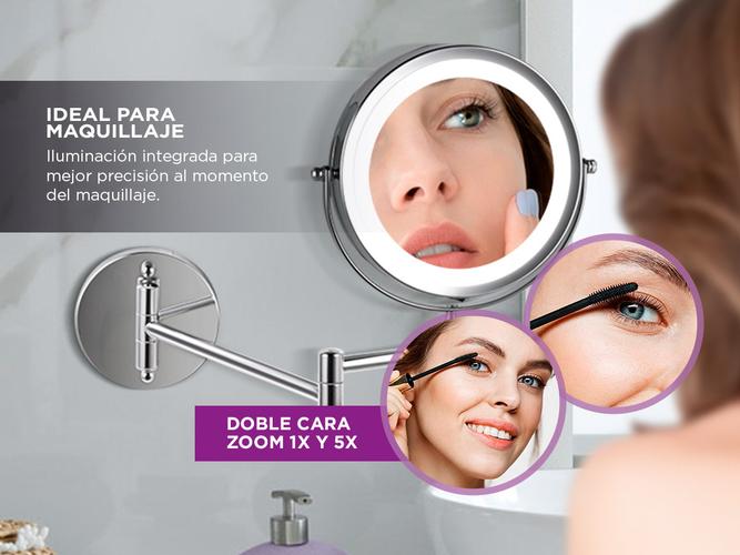  Espejo De Pared Gadnic Led Para Maquillar 360  - 2