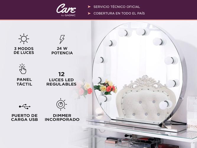 Espejo para Maquillaje Gadnic HW Round Dimmer - 1