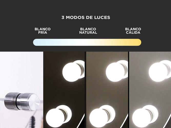 Espejo para Maquillaje Gadnic HW Round Dimmer - 4