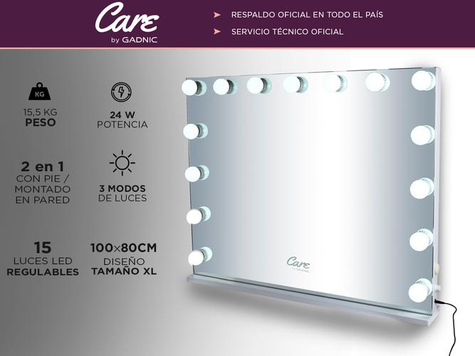 Espejo Baño Gadnic HW XXL Led Puerto Usb con Dimmer - 1