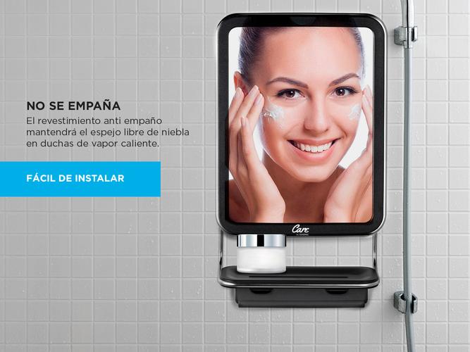 Espejo Anti Empaño Ducha Gadnic  - 2