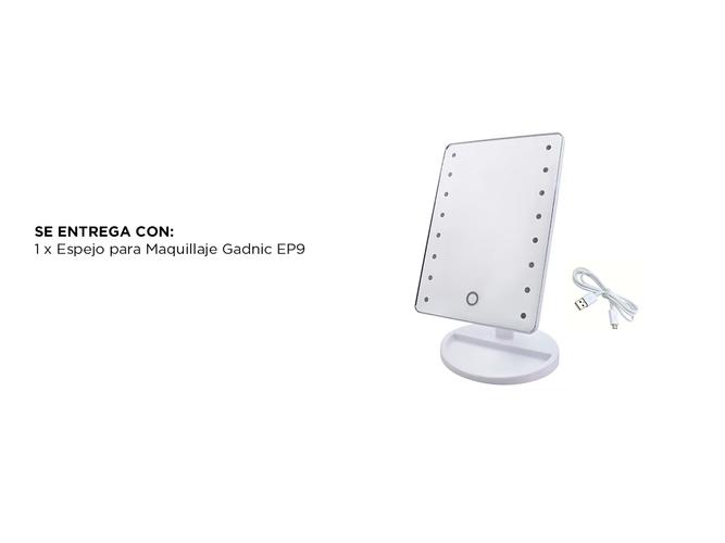 Espejo Para Maquillaje Gadnic EP9 Táctil Luz Led - 5