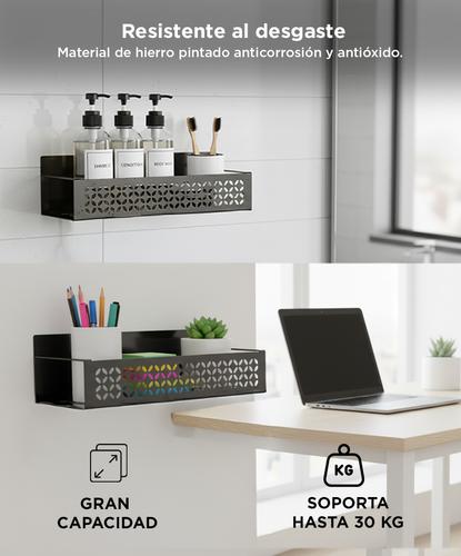 Set Organizador Especiero y Portarrollo Gadnic Estante Magnetico para Heladera - 3